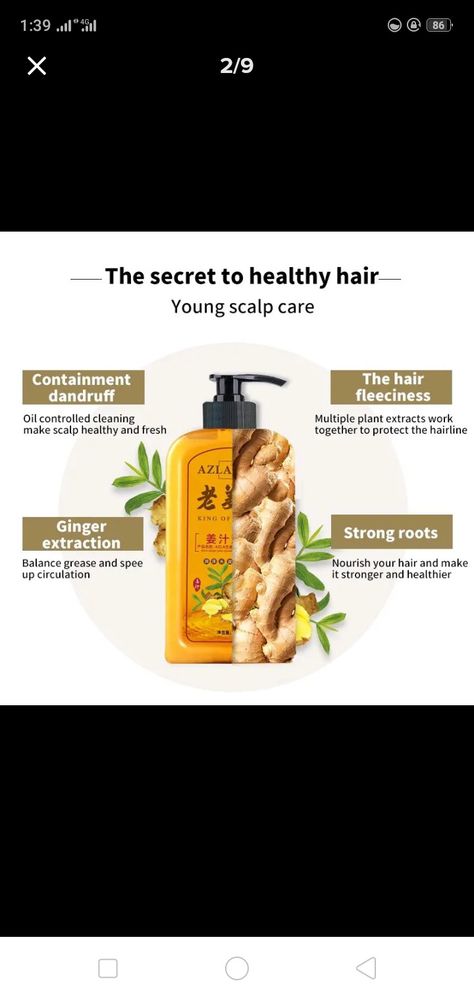 Ginger Shampoo, Scalp Care, Dandruff, Oil Control Products, Aesthetic Room Decor, Aesthetic Room, Buy 1, Healthy Hair, Ginger