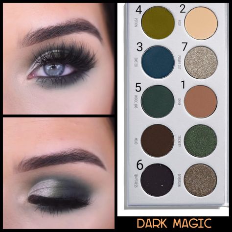 Jaclyn Hill Makeup, Make Up Designs, Dark Eye Makeup, Jaclyn Hill Palette, Makeup Course, Dark Magic, Hooded Eye Makeup, Jaclyn Hill, Eye Makeup Tips