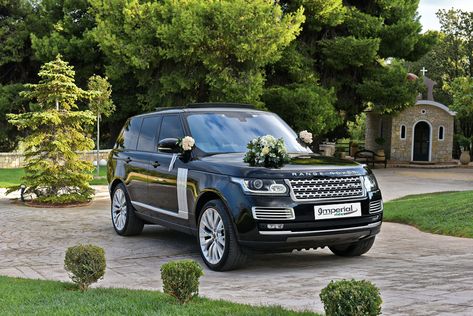 Car Range Rover, Range Rover White, Wedding Car Hire, Jaguar (cars), Wedding Car Decorations, Wedding Transportation, Range Rovers, Cars Land, Chauffeur Service