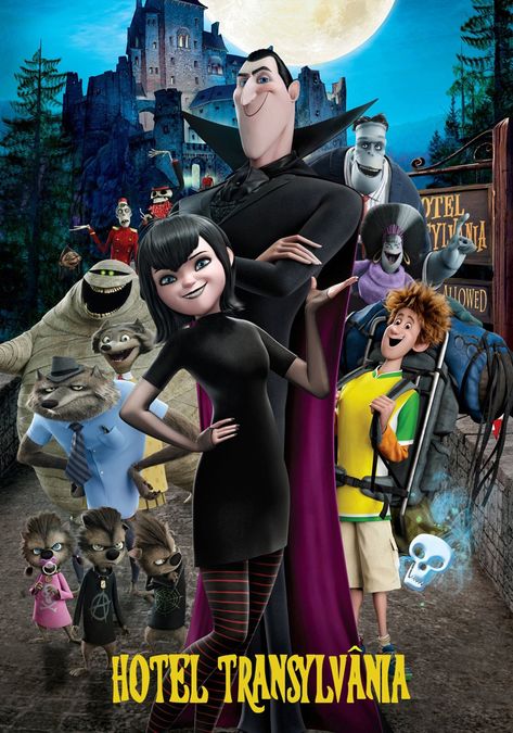 Hotel Transylvania Poster, Hotel Transylvania 2012, Hotel Transylvania 1, Hotel Transylvania Movie, Legendary Monsters, Monster Hotel, Hotel Transylvania, Halloween Movies, Sony Pictures