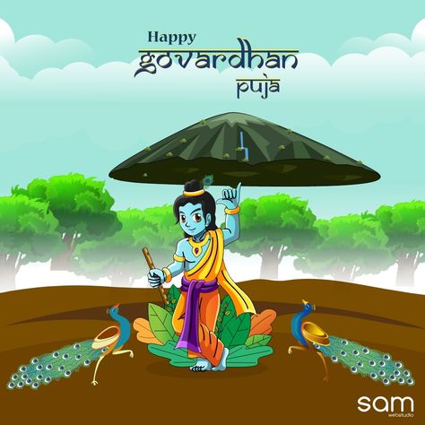 Govrdhn Pooja, Happy Govardhan Puja Images, Happy Goverdhan Pooja Wishes, Govardhan Puja Creative Ads, Goverdhan Puja Creative, Happy Govardhan Puja Wishes, Govardhan Puja Images, Gowardhan Puja, Govardhan Wishes