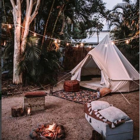 Yurt Camping, Bell Tents, Flower Mountain, Camping Aesthetic, Roof Tent, Backyard Camping, Bell Tent, Camping Glamping, Design Hotel