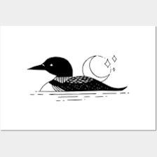 Briar Tattoo, Loon Tattoo Ideas, Loon Tattoo, Block Printing Diy, Batik Diy, Silhouette Tattoo, Black And White Tattoo, Gemini Symbol, Small Tats