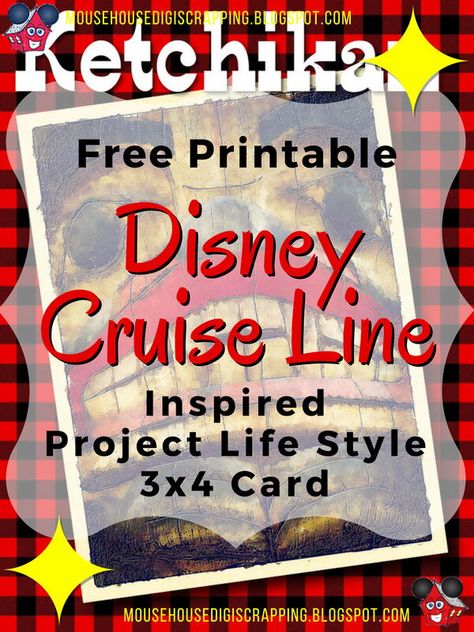 Download this FREE Alaskan Disney Cruise inspired blank 3x4 Project Life style printable card! You get the full 3x4 card shown in the pin image above (minus all overlaying text etc!) This printable is perfect for digital/traditional scrapbooking & especially designed for Project Life albums & App! This Freebie is compliments of the MouseHouseDigiScrapping blog. #ad #DisneyCruise #ProjectLife #Scrapbooking #DCL #Cruising #Freebie #Totem #DisneyCruiseLine #AlaskanCruise #Cruise #Ketchikan Disney Cruise Pictures, First Disney Cruise, Computer Font, Disney Cruise Shirts, Cruise Pictures, Disney Cruise Tips, Project Life Album, Fish Extender Gifts, Fish Extender