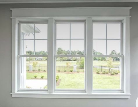 Living Room Window, Interior Windows, Room Window, Home Addition, Living Room Windows, Living Room Remodel, Casement Windows, Window Trim, Garage House