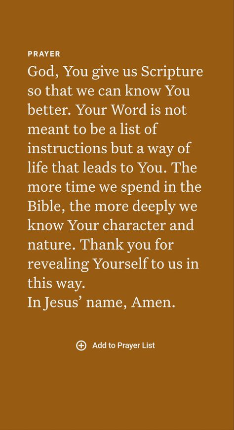 Some get up early in the morning to read, meditate, and pray. Others do so during their lunch break. You might find that this can be done early in the evening or before you go to bed. Some enjoy reading the Bible in the morning and again before retiring. Thus they “read it . . . day and night,” or regularly. (Josh. 1:8) The important thing is to buy out time from less important things for daily meditation on God’s Word.​—Eph. 5:15, 16. Prayer For Reading The Bible, Prayer After Reading The Bible, Scriptures To Read In The Morning, Bible Verse To Read Before Bed, Scriptures To Read Before Bed, Prayer To Say Before Reading The Bible, Prayer Before Reading The Bible, A Prayer Before Reading The Bible, Susie Larson