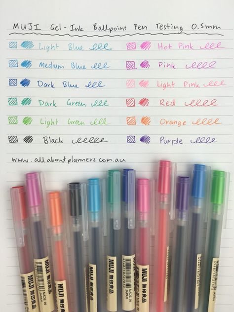 Muji Pens 0.5, Muji Ballpen, Muji Haul, Muji Gel Pens, Muji Shop, Muji Stationery, Paper Crafts Ideas, Papermate Inkjoy Gel Pens, Stationery Haul