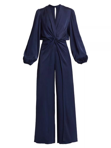 Shop Silvia Tcherassi Arnetia Jumpsuit | Saks Fifth Avenue Graduation Outfit Ideas Hijab, Jumpsuit Hijab, Hijab Soiree, Unique Party Dresses, Grad Outfits, Long Outfit, Classy Jumpsuit, Wedding Dress Outfit, Modest Fashion Hijab