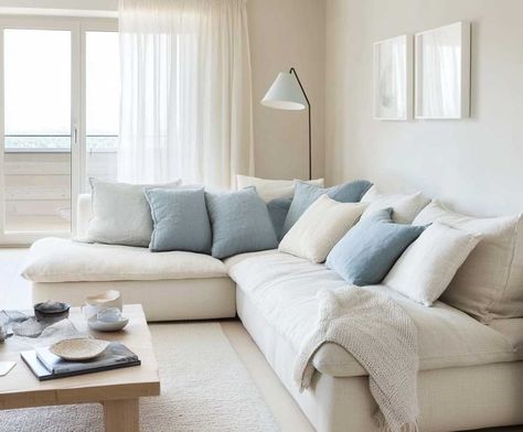 12+ Bright Furniture Ideas for Small Living Room in Soft White • 333+ Inspiring Lifestyle Ideas White Couches Living Room, Small Couches Living Room, Ideas For Small Living Rooms, White Couch Living Room, Studio Apartment Furniture, Yellow Painted Furniture, Pink Bedroom Furniture, Inspiring Lifestyle, Bright Furniture