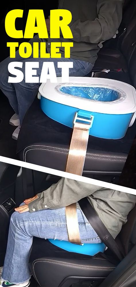 No more Bathroom Stops with the Portable Car Toilet! Overall, the Portable Car Toilet is an excellent investment for anyone who spends a lot of time on the road or wants to avoid public restrooms. Read More ➡ https://bit.ly/CarToilet #productdesign #car #camping #toilet Camping Toilet Ideas, Car Toilet Travel, Diy Portable Toilet, Mini Camper Van Toilet, Camping Toilet Tent, Diy Portable Toilet For Car, Car Camping Hacks, Portable Toilet Ideas, Camping Bathroom Hacks