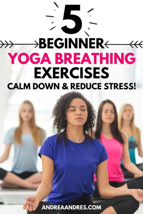 5 beginner yoga breathing exercises to calm down and reduce stress Pranayama Breathing Exercises, Yoga Breathing Techniques, Yoga Breathing Exercises, Pranayama Breathing, Traditional Yoga, Exercises For Beginners, Breath Work, Yoga Breathing, Healthy Lungs