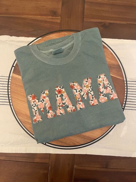 Comfort Colors Mama Embroidered … curated on LTK Momma Shirts, Mommy Outfits, Baby Blessing, Applique Shirts, Mama Style, Mama Gifts, Mama Shirts, Mama Sweatshirt, Simple Shirts