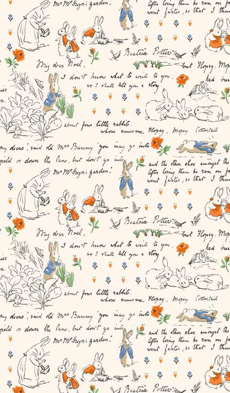 Peter Rabbit Wallpaper, Peter Rabbit Illustration, Beatrix Potter Illustrations, Peter Rabbit Nursery, Rabbit Book, Rabbit Wallpaper, Peter Rabbit And Friends, Animal Illustration Art, Rabbit Illustration