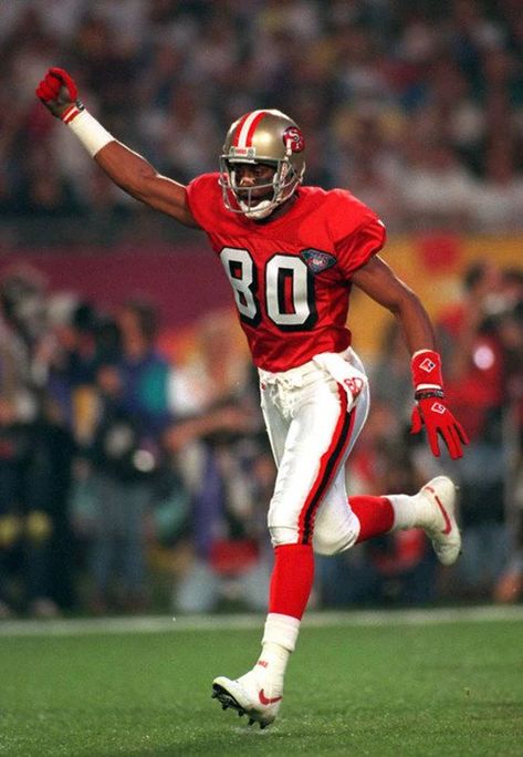 Rice Picture, 49ers Pictures, Nfl Hall Of Fame, Nfl Football Pictures, Girls Football Boots, Jerry Rice, San Francisco 49ers Football, New England Patriots Football, 49ers Football