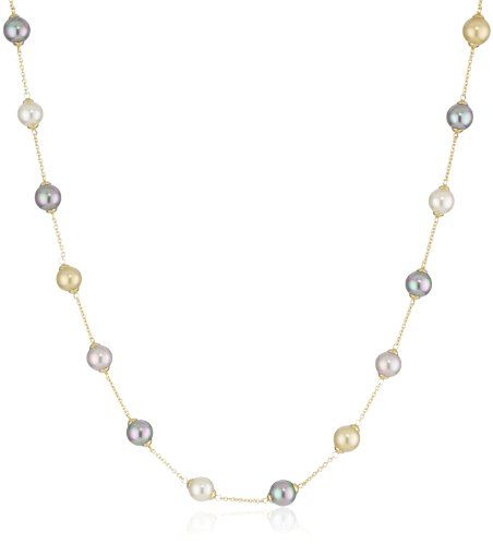 Majorica 8mm Round Pearls Illusion Necklace $195.00 Luxury Exquisite Round Pearl Necklace, Exquisite Akoya Pearl Round Jewelry, Luxury Multi-stone Round Necklace, Majorica Pearls Necklaces, Luxury Vintage Round Pearl Necklace, Necklaces With Meaning, Necklace For Girlfriend, Station Necklace, Pearl Strands