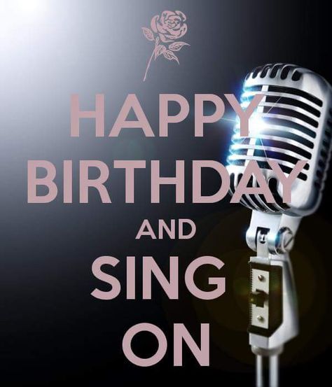 Happy Birthday Singer, Singers Singing, Opera Singer, Singing Happy Birthday, Opera Singers, Happy Birthday Images, Birthday Images, Images Gif, Singers