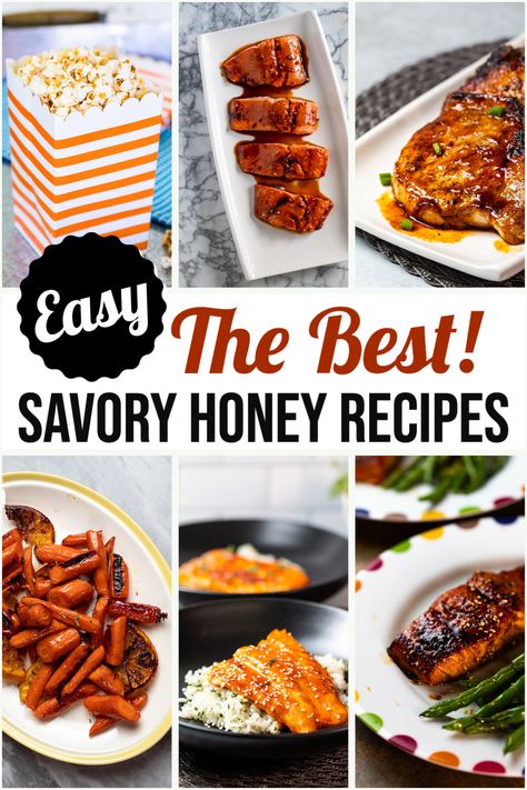 Savory Honey Recipes, Flavoured Honey Recipe, Flavored Honey Recipes, Honey Food Ideas, Things To Use Honey For, Recipes That Use Honey, Cooking With Honey Recipes, Cheese And Honey Appetizers, Honey Themed Food