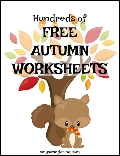 100s of Free Autumn Worksheets Autumn Worksheets For Kindergarten, Autumn For Kindergarten, Autumn Worksheets Preschool, My Family Worksheet Preschool, Autumn Kindergarten Activities, Autumn Worksheets For Kids, Free Fall Worksheets, Autumn Activities For Preschool, Fall Worksheets For Kids