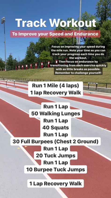 Designed to improve speed and endurance Impossible Mile Workout, Running Endurance Training, Improve Running Speed, Track Workout Training, Running Endurance, Running Workout Plan, Runners Workout, Speed Workout, Half Marathon Training Plan