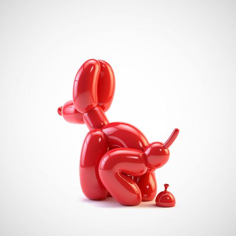 Posca Art, 3d Printer Diy, Jeff Koons, Resin Sculpture, Dog Statue, Balloon Dog, Vinyl Toys, Balloon Animals, Balloon Art