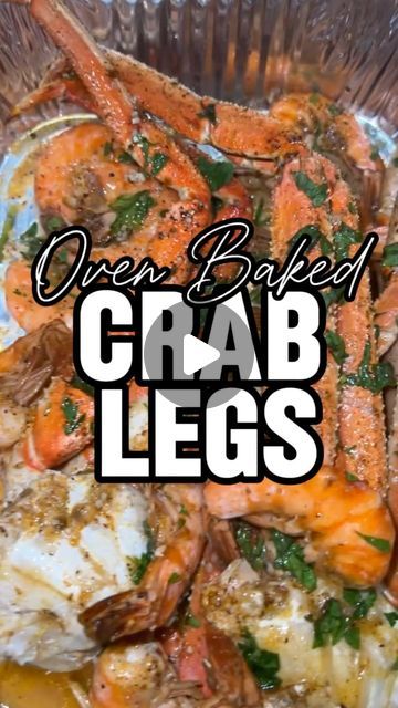 Britney on Instagram: "Oven Baked Crab Legs 🦀🤤

#CrabLegs #OvenBakedCrabLegs #TannerCrab #TannerCrabLegs #crab #Seafood #SeafoodSunday #SeafoodLover  #SouthernCooking #SundayDinner #ItsSoGoodYall #Homemade #MadeFromScratch #dinner #dinnerideas #cookwithme #foodporn #easydinner #recipes #momrecipes #blackgirlscook #cookingtiktok #easymeal #fyp #foryou  #webougielikethat #ItsSoGoodYall" Snow Crab Legs Recipe Boiled, Crab Leg Recipes Boiled, Crab Legs Recipe, Baked Crab, Snow Crab Legs, Seafood Bake, Deep South Dish, Budget Family Meals, Yummy Seafood