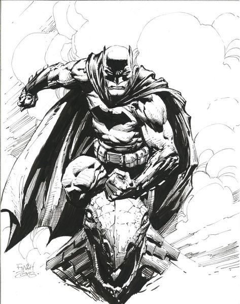 David Finch Batman, Batman Illustration, White Sketches, David Finch, Robin Comics, Batman Drawing, Comic Book Drawing, Batman Artwork, Comic Characters