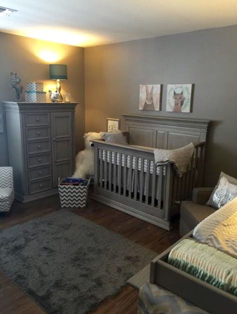 Nursery Ideas Grey Furniture, Grey Furniture Nursery, Grey Crib Nursery Boy, Grey Wall Nursery, Boy Nursery Grey Crib, Room Ideas Gray, Baby Room Grey And White, Gray Nursery Ideas, Baby Nursery Grey