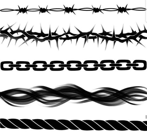 Chain Band Tattoo, Fence Tattoo Design, Tatto Clock, Wrist Band Tattoo, Dragon Tattoo Sketch, Barbed Wire Tattoos, Chain Tattoo, Armband Tattoos, Minimal Tattoo Design