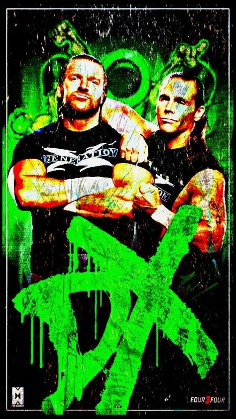 Wwe Dx Wallpapers, Dx Wwe, Wrestling Wallpapers, Wrestling Pics, Male Wrestling, 2000 Wallpaper, Wwe Dean Ambrose, Wwe 2k, Undertaker Wwe