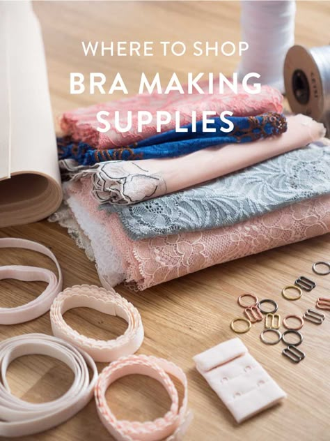 Bra Making Supplies, Sewing Bras, Diy Clothes Patterns, Bra Sewing Pattern, Diy Bra, Lingerie Patterns, Bra Sewing, Bra Making, Sewing Projects Clothes