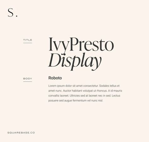 Luxury Font Pairings For Squarespace | Free Premium Font Combinations – Squarebase Templates Luxury Typography Poster, Squarespace Fonts Pairings, Luxury Font Pairing, Elegant Font Pairings, Modern Font Pairings, Squarespace Font Pairings, Free Font Pairings, Type Hierarchy, Type Pairings