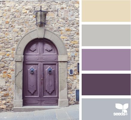 Bedroom Colors Purple, Bedroom Purple, Fall Purple, Purple Door, Pintura Exterior, Wardrobe Door, Door Designs, Design Seeds, Bedroom Paint