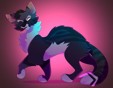 Talon by WeHaveCandy on DeviantArt Cat Fanart, Anime Wolf Drawing, Panther Art, Warrior Cat Drawings, Warrior Cats Art, Feather Art, Anime Wolf, Fantasy Creatures Art, Animal Books