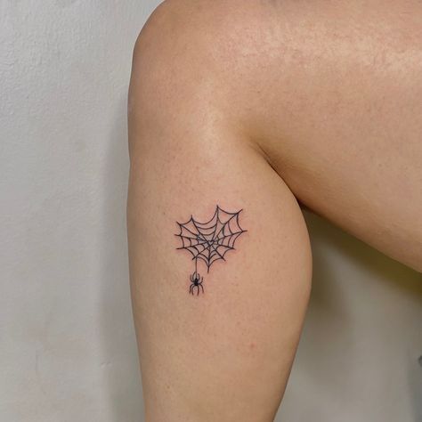 Girly Spiderman Tattoo, Spider On Web Tattoo, Small Spiderman Tattoo, Small Spider Tattoo, Spider Tattoos, Spiderman Tattoo, Spider Web Tattoo, Web Tattoo, Tattoo Prices