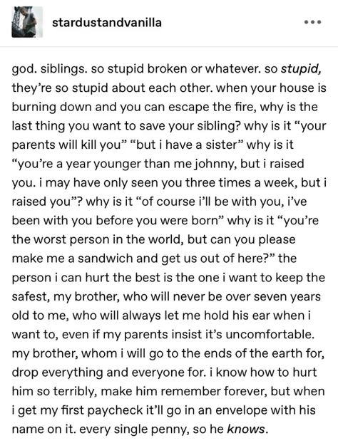 Siblings Tumblr Post, Broken Siblings, Siblings Poem, Siblings Tumblr, Sibling Poetry, Sister Brother Quotes, Siblings Quotes, Brothers Aesthetic, Eldest Daughter