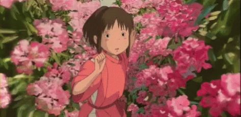 Chihiro Running Through The Flowers - Flowers GIF - Flowers SpiritedAway HayaoMiyazaki - Discover & Share GIFs Personajes Studio Ghibli, Studio Ghibli Background, Chihiro Y Haku, Twitter Header Pictures, Ghibli Artwork, Studio Ghibli Movies, Header Pictures, Flowers Gif, Studio Ghibli Art