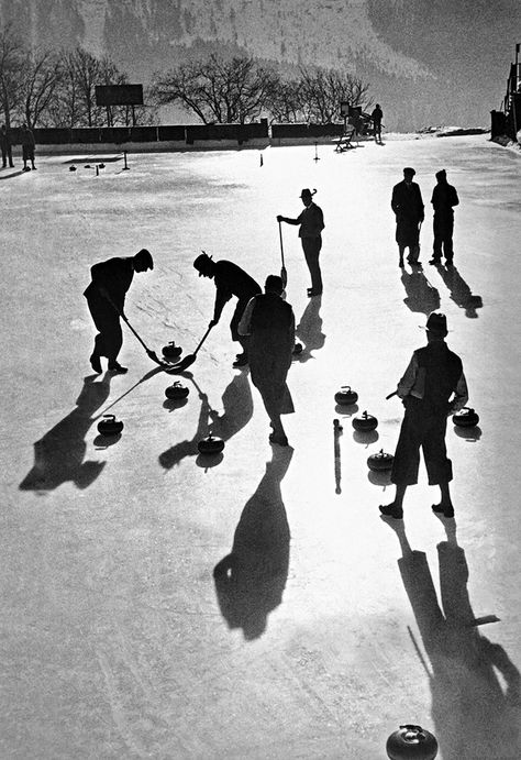 Ice Curling, Curling Sport, St Moritz Switzerland, Detective Movies, Shadow Film, Vintage Curls, Shadow Silhouette, 17 December, St Moritz