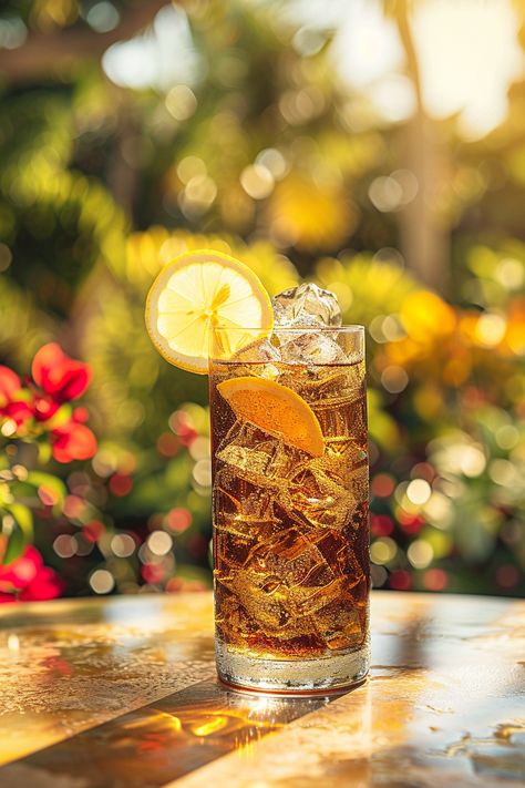 Escape to a tropical paradise with a refreshing Long Island Iced Tea! 🍹 This easy-to-make cocktail blends vodka, gin, rum, tequila, orange liqueur, lemon, and a splash of cola. Garnish with lemon slices and sip on a garden terrace for ultimate relaxation. Get the recipe now! | #LongIslandIcedTea #CocktailRecipes #TropicalEscape Long Island Iced Tea Recipe, Easy To Make Cocktails, Texas Tea, Iced Tea Recipe, Orange Liqueur, Long Island Iced Tea, Lemon Slices, Garden Terrace, Tropical Escape