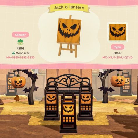 Acnh Halloween Designs, Acnh Halloween Island Ideas, Acnh Halloween Code, Acnh Spooky, Acnh Halloween, Acnh Patterns, Animal Crossing 3ds, Animals Crossing, Ac New Leaf