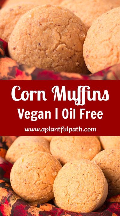 Vegan Corn Muffins, Vegan Cornbread Muffins, Starch Solution Recipes, Bowl Of Chili, Vegan Cornbread, Vegan Bread Recipe, Vegan Barbecue, Oil Free Vegan Recipes, Plant Based Snacks