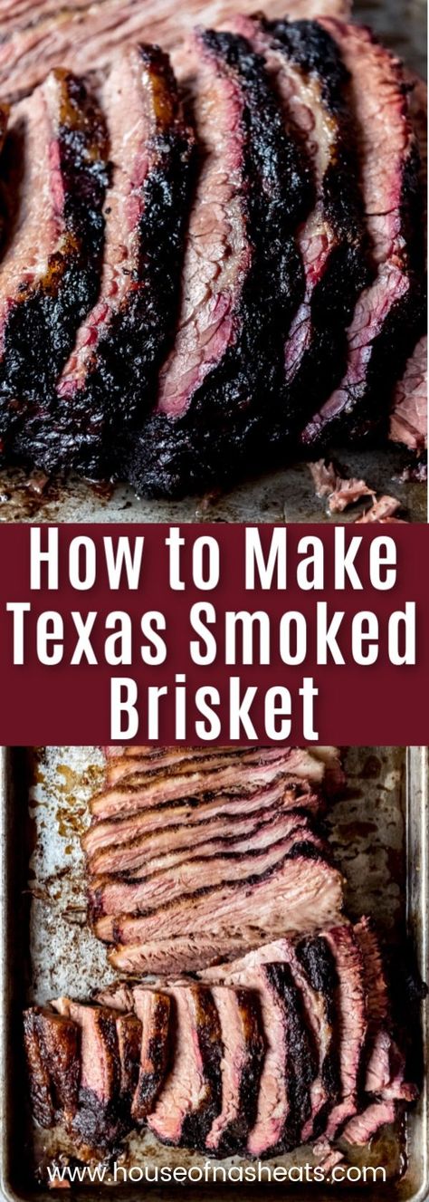 Texas Style Smoked Beef Brisket, Smoker Recipes Brisket, Texas Smoked Brisket, Brisket Rub Recipe, Brisket Smoked, Smoked Beef Brisket Recipes, Beef Brisket Recipe, Pellet Smoker Recipes, Brisket Recipes Smoked