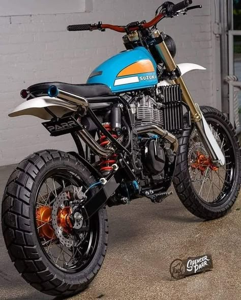 Suzuki Scrambler, Suzuki Dr650, Suzuki Cafe Racer, Honda Scrambler, Tracker Motorcycle, Moto Scrambler, Scrambler Custom, Мотоциклы Cafe Racers, Moto Custom