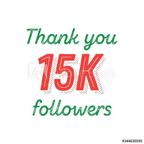 Thank you, 15K followers, social media vector design #AD , #social, #followers, #design, #vector, #media Followers Social Media, Fonts Calligraphy, 15k Followers, Art Fonts, Design Ad, Design Vector, Vector Design, Calm Artwork, Stock Vector