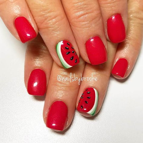 31 Cute Summer Watermelon Nails 9 Nails Summer Chrome, Chrome Nails Summer, Nails Pink Summer, Toe Nails Summer, Summer Chrome Nails, Watermelon Nail Designs, Watermelon Nail, Watermelon Nail Art, Pink Summer Nails