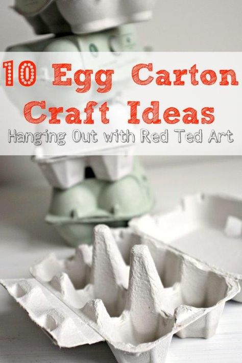 What to make from Egg Cartons - Here we hangout and share some of our favourite egg carton crafts Egg Carton Crafts, Egg Crafts, Crafty Kids, Egg Carton, Treasure Boxes, Childrens Crafts, Easy Crafts For Kids, Recycled Crafts, Preschool Art