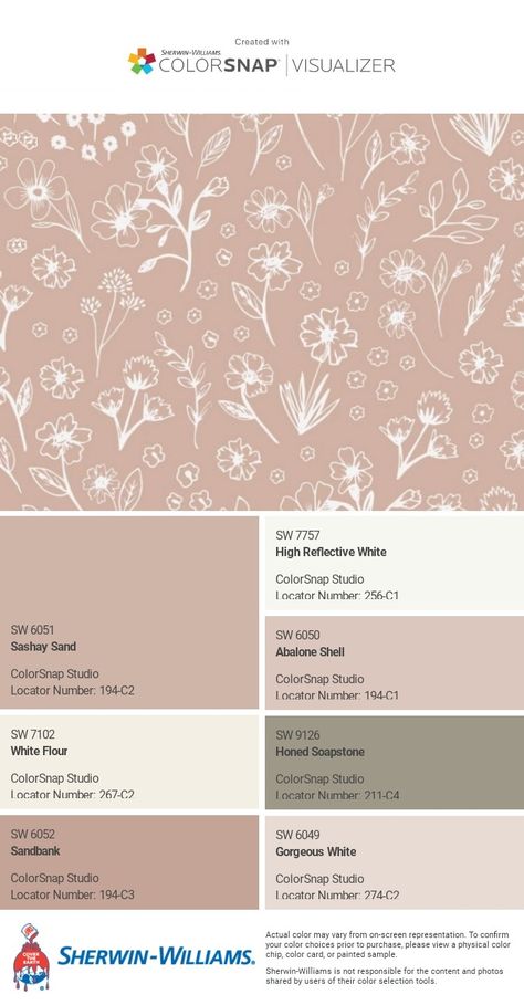 Vintage Charm Paint Color, Sashay Sand Sherwin Williams Nursery, Abalone Shell Color Palette, Sherwin Williams Neutral Pink Colors, Sherwin Williams Blush Colors, Rose Color Bathroom, Sherwin Williams Neutral Pink, Doe Skin Sherwin Williams, Sherwin Williams Pink And Green