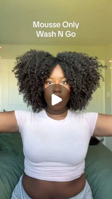 Kyla on Instagram: "I’m usually a definition girl but wanted to give curl mousse another chance. So different but so cute. We’ll see how it holds up this week! #type4hair #washngo #curlmousse  Products: @michebeauty_ Gel to Foam Styling Mousse" Curl Mousse For Natural Hair, Mousse For Curly Hair, 4b Curls, Curly Hair Mousse, Curl Mousse, Styling Mousse, Curl Definition, Protective Hairstyles For Natural Hair, Wash N Go