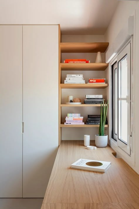 Rumpus Room Ideas, Estilo Japandi, Small Home Offices, Study Nook, Dekorasi Kamar Tidur, Built In Furniture, Office Guest Room, Spare Room, Home Office Design