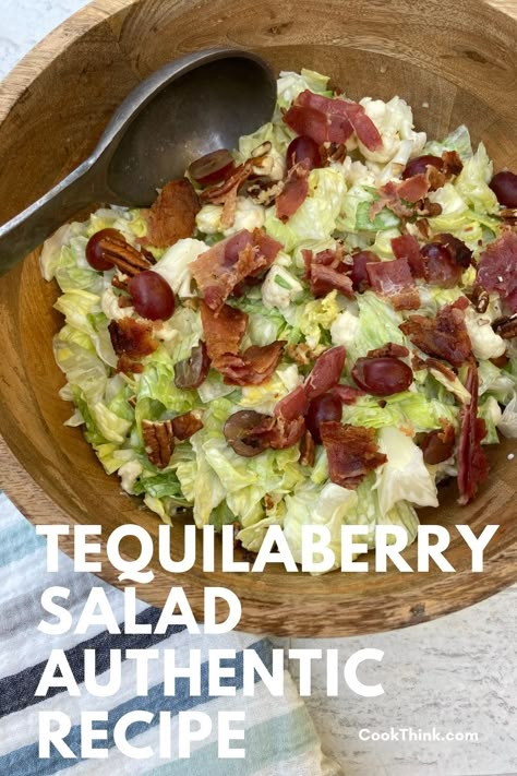 Tequila Berry Salad Recipe, Tequila Berry Salad, Tequilaberry Salad, Brunch Salad Recipes, Tequilaberry Salad Recipe, Feast Foods, House Salad Recipe, Dressings Recipes, Green Beans Side Dish