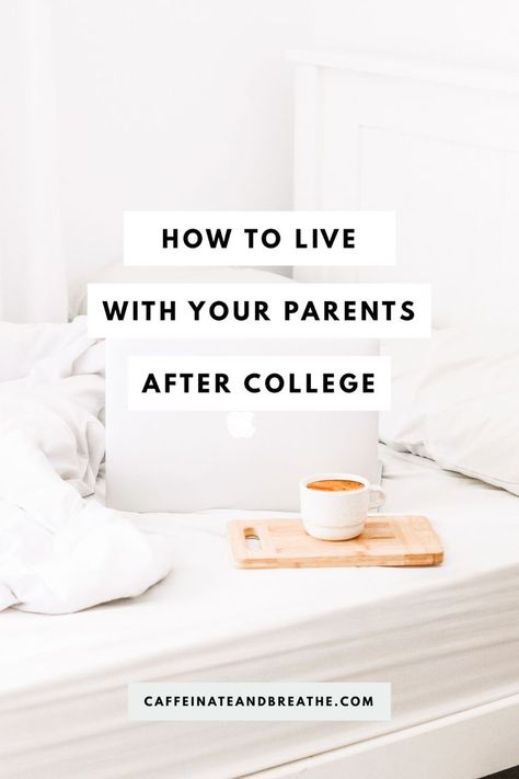 Should you move back with your parents after graduating college? I did, and this is what I learned, including 6 tips and pieces of advice on surviving the move back home and maintaining your independence. Moving back home doesn't have to be a negative thing. #aftercollege #inyour30s Living On My Own, Graduating College, Life After College, Create A Timeline, Quarter Life Crisis, Rent Me, After College, Moving Home, Life Crisis